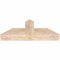 Ekena Millwork Portland Smooth Timber Gable Bracket, Douglas Fir, 36"W x 13"H x 5 1/2"D x 5 1/2"F, 9/12 Pitch GBW036X13X0606POR00SDF - alternate 3